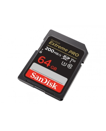 sandisk Karta pamięci Extreme Pro SDXC 64GB 200/90 MB/s V30 UHS-I U3 nr 2
