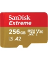 sandisk Karta pamięci Extreme microSDXC 256GB 190/130 MB/s A2 V30 U3 - nr 2