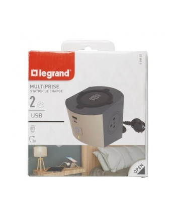 legrand Przedłużacz 2x2P+Z Indukcja+USB A/C