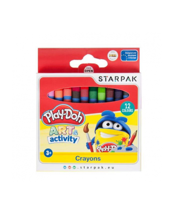 Kredki woskowe 12 kolorów Play-Doh p12 STARPAK