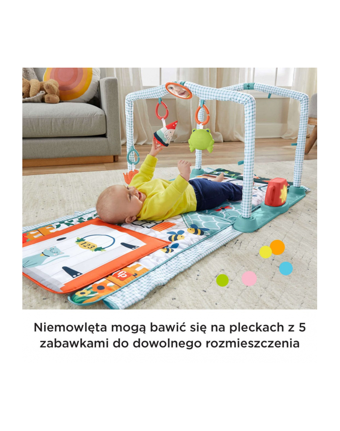 Fisher-Price Edukacyjna mata z dźwiękami Domek Odkrywcy HJK45 MATTEL główny