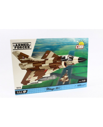 COBI 5818 Armed Forces Francuski samolot myśliwski Mirage IIIC 444 klocki