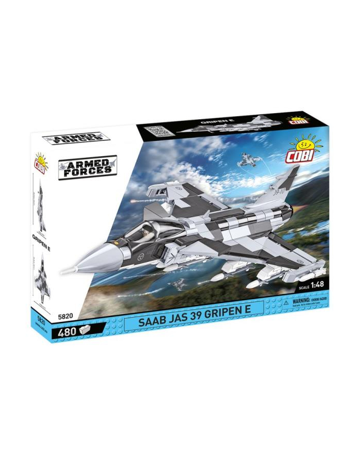 COBI 5820 Armed Forces Szwedzki myśliwiec wielozadaniowy SAAB JAS 39 Gripen E główny