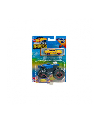 Hot Wheels Monster Trucks Pojazd 1:64 + autko GRH81 p8 MATTEL nr 1