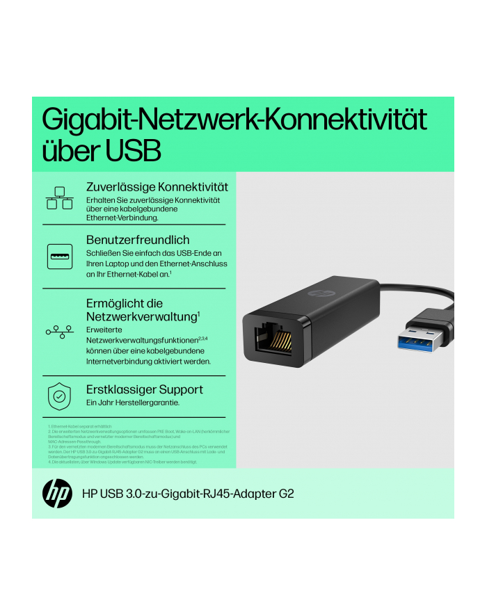 hp inc. Adapter USB 3.0 na Gigabit RJ45 G2       4Z7Z7AA główny