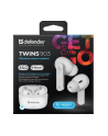 defender Słuchawki douszne bezprzewodowe TWINS 903 białe - nr 19