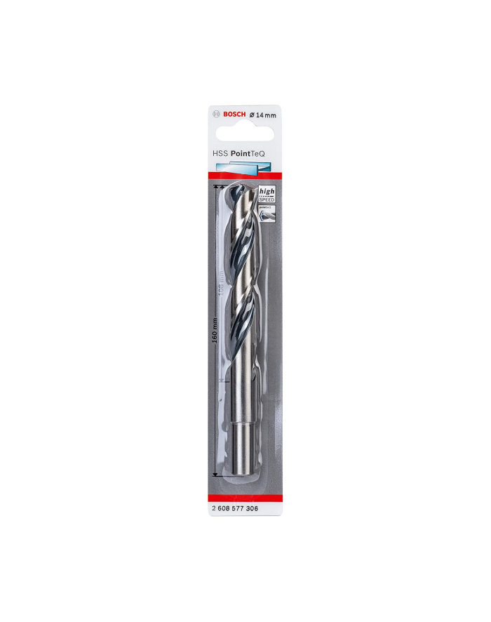 bosch powertools Bosch HSS twist drill PointTeQ DIN338, O 14mm (working length 108mm, reduced shank) główny