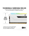 corsair Pamięć DDR4 Vengeance RGB PRO SL 16GB/3200(2*8GB) biały - nr 6