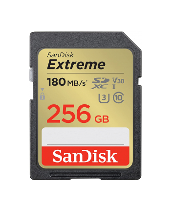 sandisk Karta pamięci Extreme SDXC 256GB 180/130 MB/s V30 UHS-I