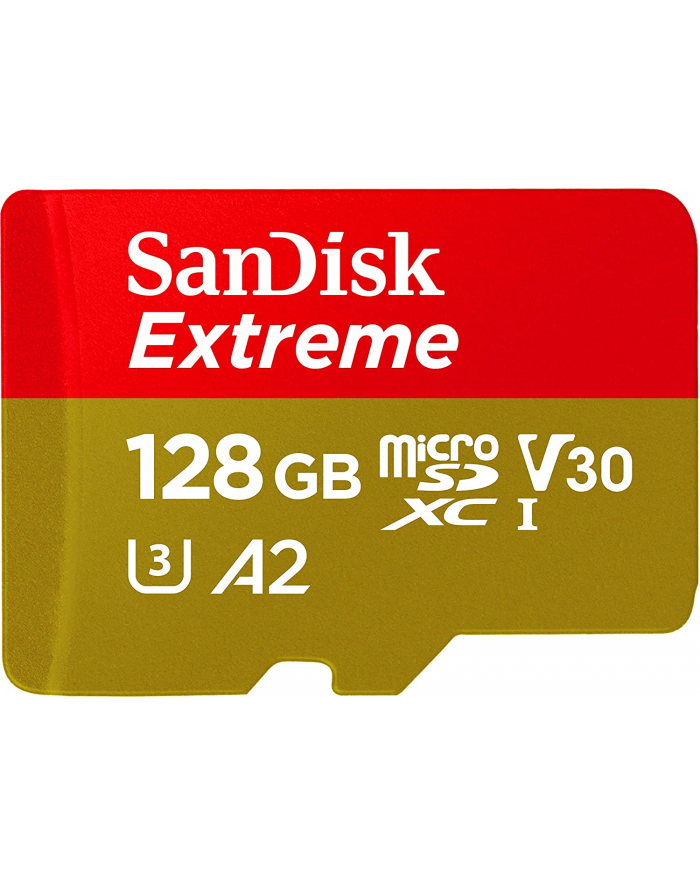 sandisk Karta pamięci Extreme microSDXC 128GB 190/90 MB/s A2 V30 U3 główny