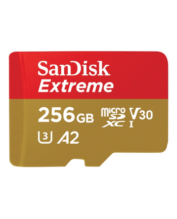 sandisk Karta pamięci Extreme microSDXC 256GB 190/130 MB/s A2 V30 U3 nr 1