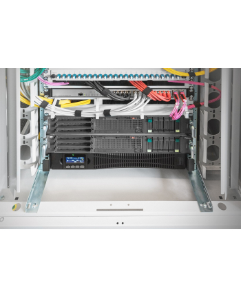 digitus Zasilacz awaryjny UPS Online Rack 19' LCD, 3000VA/3000W, 6x12V/9Ah, 8xC13, 1xC19, USB, RS232, RJ45