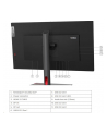 Lenovo 63A2GAT1EU ThinkVision P27q-30 68,6 cm (27') 2560 x 1440 px LED Czarny - nr 58