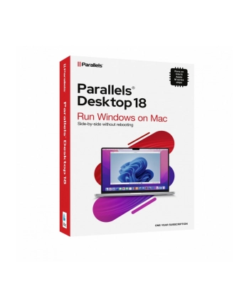 corel Parallels Desktop Agnostic Retail Box 1 rok Subskrypcja nr 1