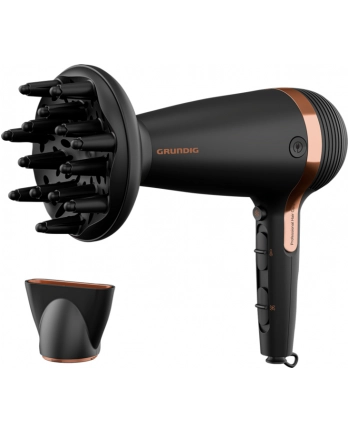 Grundig HD 7081 NaturaShine, hair dryer (Kolor: CZARNY/rose gold) nr 1