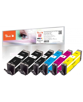 Peach Ink Economy Pack Plus 320448 (compatible with Canon PGI-580, CLI-581, 2078C005) nr 1