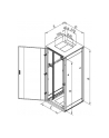 SZAFA 19  DELTA/S 18U/600x600mm stojąca TRITON - nr 19