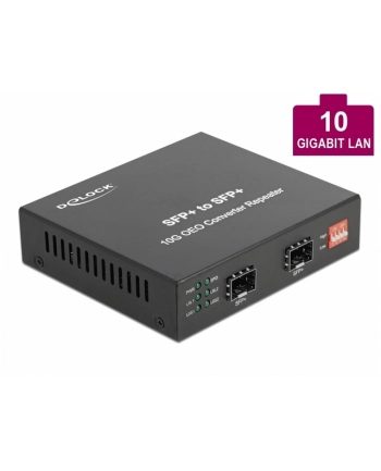 MEDIA KONWERTER DELOCK 10GBASE-R SFP ->SFP