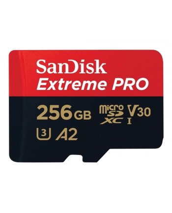 sandisk Karta Extreme Pro microSDXC 256GB 200/140 MB/s A2 U3 nr 1