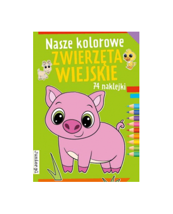 booksandfun Książeczka Nasze kolorowe zwierzęta wiejskie