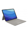 logitech Etui z klawiaturą Combo Touch iPad Pro 12,9 cala 5 generacji piaskowy UK - nr 9