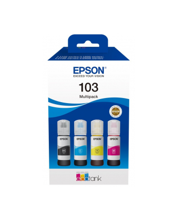 epson Zestaw Multipack ET 103 4x65ml CMYK do L12xx/32xx/52xx