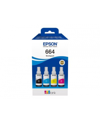 epson Zestaw Multipack ET 664 4x70ml CMYK do L11xx/31xx/51xx