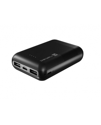 natec Powerbank Trevi Compact 10000mAh 2x USB + USB-C Czarny