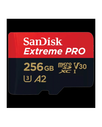 sandisk Karta Extreme Pro microSDXC 256GB 200/140 MB/s A2 U3