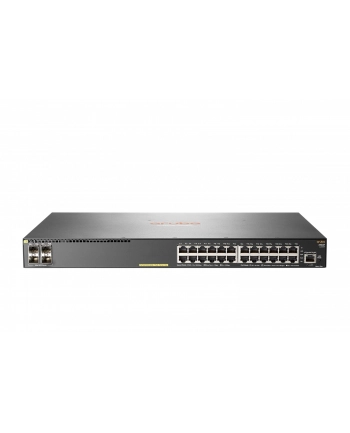 hewlett packard enterprise Przełącznik ARUBA HPE 2930F 24G PoE + 4SFP Switch     JL261A