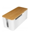 LOGILINK KAB0075 Cable box 320x140x130 mm Kolor: BIAŁY with bamboo lid - nr 19