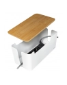 LOGILINK KAB0075 Cable box 320x140x130 mm Kolor: BIAŁY with bamboo lid - nr 21