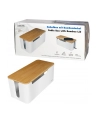 LOGILINK KAB0075 Cable box 320x140x130 mm Kolor: BIAŁY with bamboo lid - nr 27