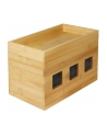 LOGILINK KAB0076 Cable box 255x140x165 mm bamboo - nr 22