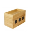 LOGILINK KAB0076 Cable box 255x140x165 mm bamboo - nr 32