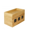LOGILINK KAB0076 Cable box 255x140x165 mm bamboo - nr 7