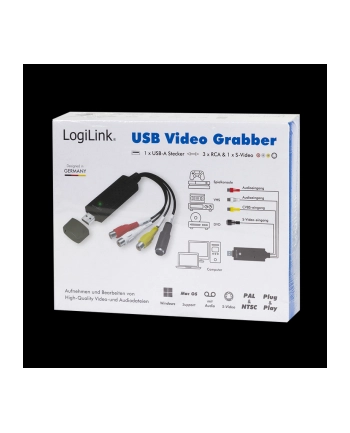 LOGILINK VG0030 Grabber Audio/Video USB2.0 Win11 nr 1