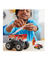 MEGA BLOKS Hot Wheel Monster Trucks 5-Alarm + łazik ATV Pojazd do zbudowania Zestaw klocków HHD19 p4 MATTEL - nr 12