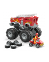 MEGA BLOKS Hot Wheel Monster Trucks 5-Alarm + łazik ATV Pojazd do zbudowania Zestaw klocków HHD19 p4 MATTEL - nr 8