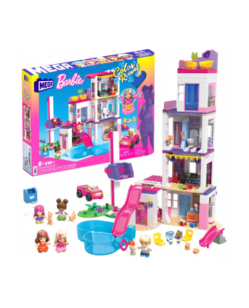 MEGA BLOKS Barbie Domek Marzeń DreamHouse Zestaw klocków HHM01 p4 MATTEL