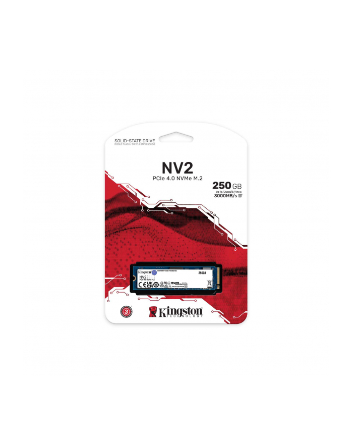 kingston Dysk SSD NV2 250GB M.2 2280 PCI-e 4.0 NVMe 3000/1300 główny