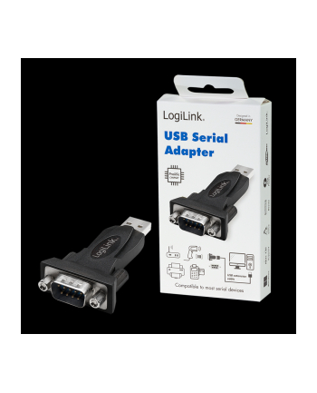 LOGILINK AU0002F USB2.0 adapter USB-A/M to DB9/M Win11