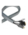 LOGILINK KAB0074 Cable sleeve with zipper Polyester Ø 50 mm grey 2m - nr 10
