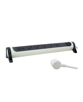 legrand Przedłużacz ochronny 6x2PZ 1,5m biało-czarny nr 1