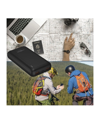 Ansmann Powerbank 20000mAh PB320PD (Kolor: CZARNY, 20,000 mAh) nr 1