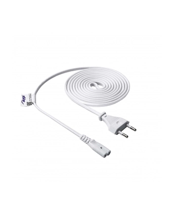 AKYGA Power Cable for Notebook AK-RD-06A Eight CCA CEE 7/16 / IEC C7 1.5m Kolor: BIAŁY