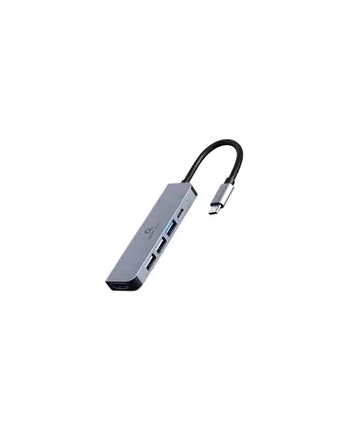 GEMBIRD A-CM-COMBO5-03 Wieloportowy Adapter USB Type C 5w1 Hub + HDMI + PD nr 1