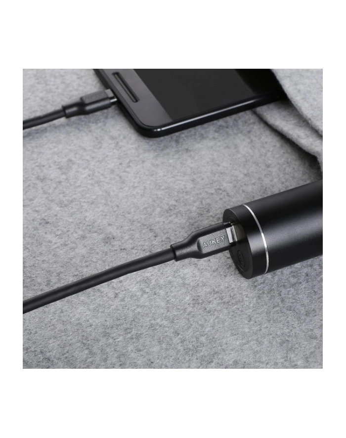 aukey CB-CC1P OEM PVC kabel Power Delivery PD USB C - USB C | 1m | 5 Gbps | 3A | 60W PD | 20V główny