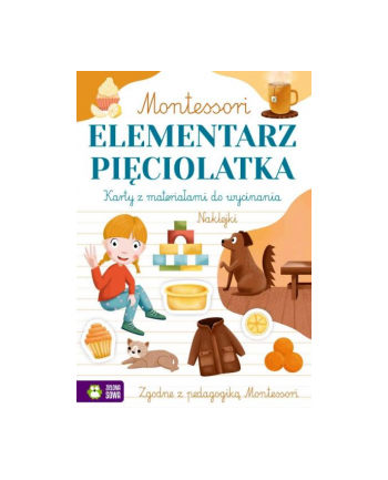 zielona sowa Książka Montessori. Elementarz pięciolatka