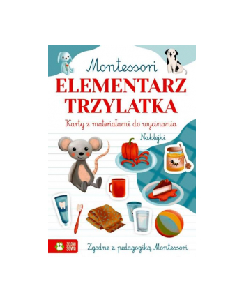 zielona sowa Książka Montessori. Elementarz trzylatka